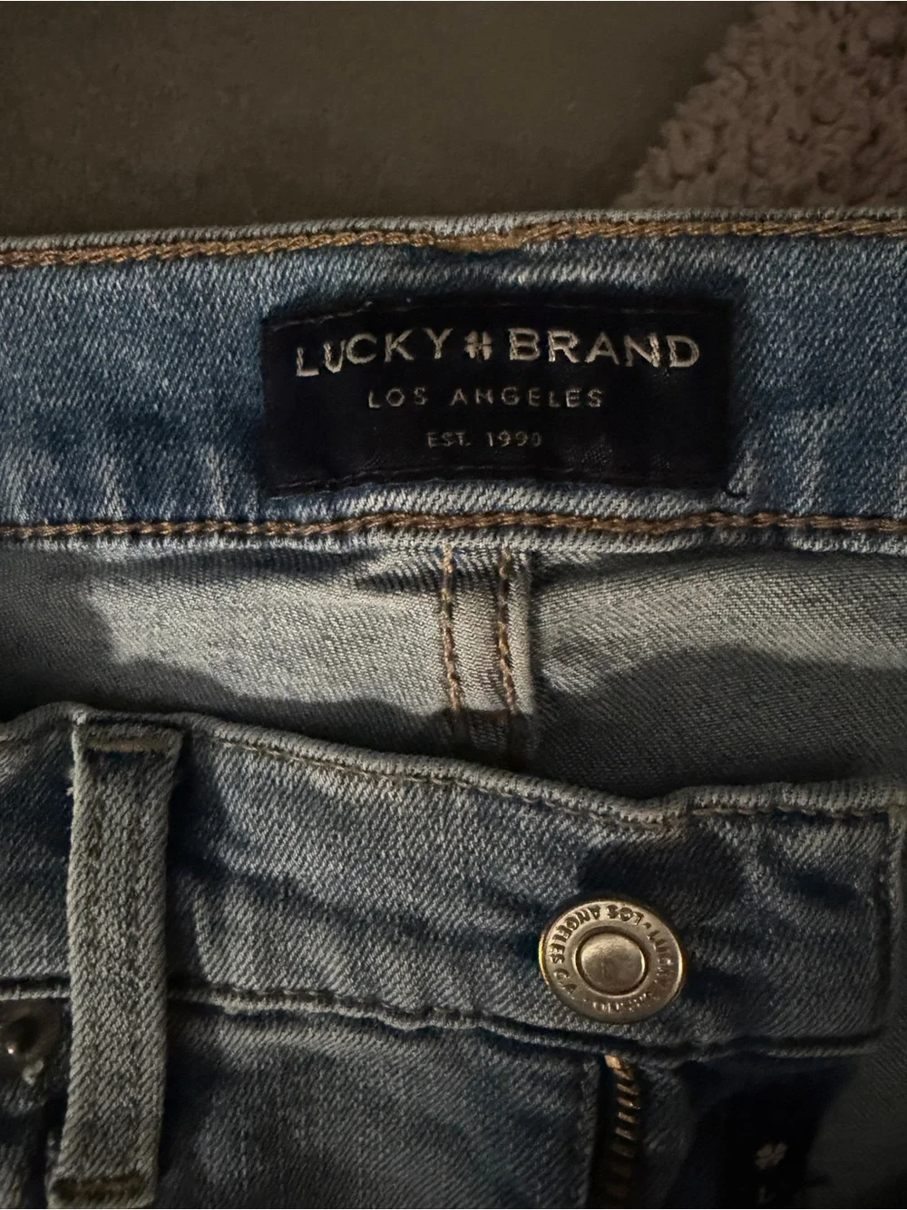 Lucky Brand Ava Mid Rise Boot jeans